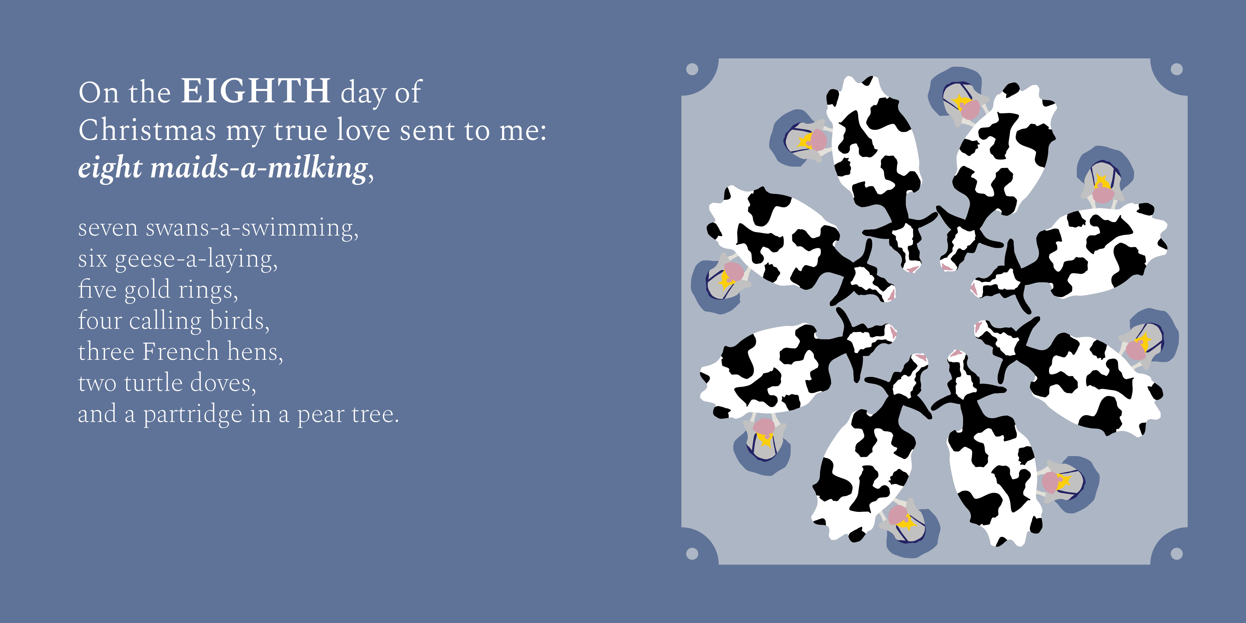 Eight Maids A-Milking