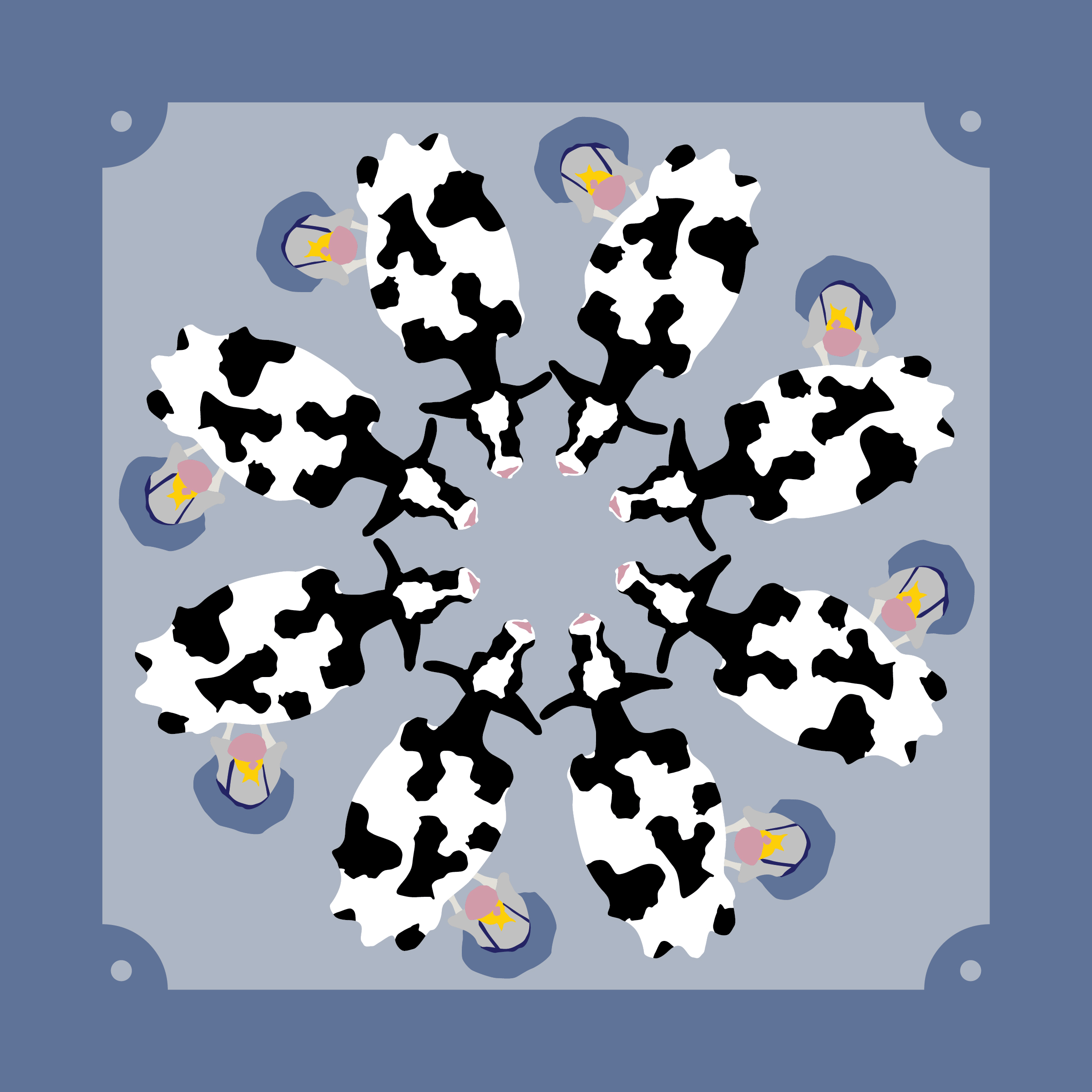 Eight Maids A-Milking