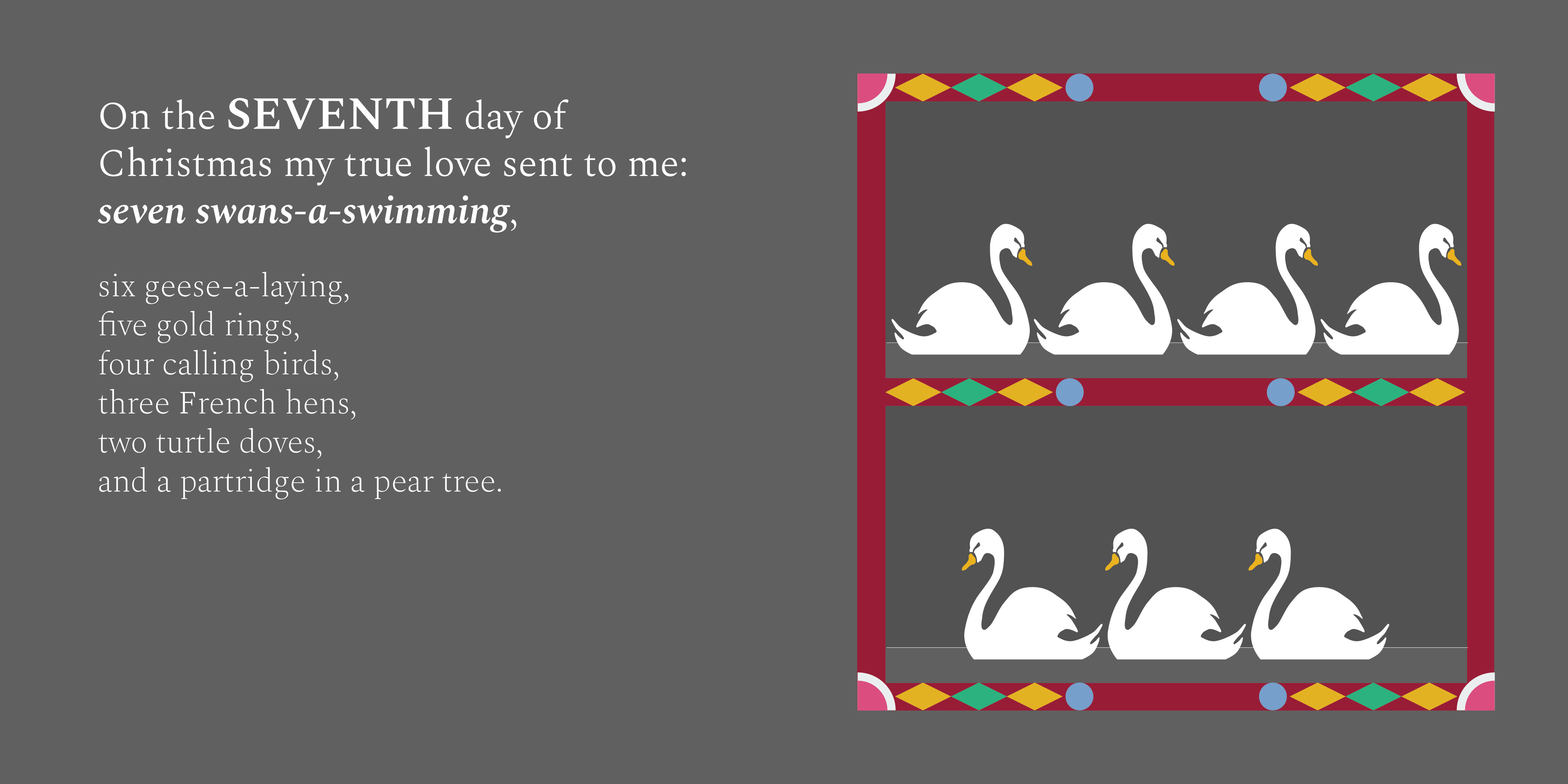 Seven Swans A-Swimming