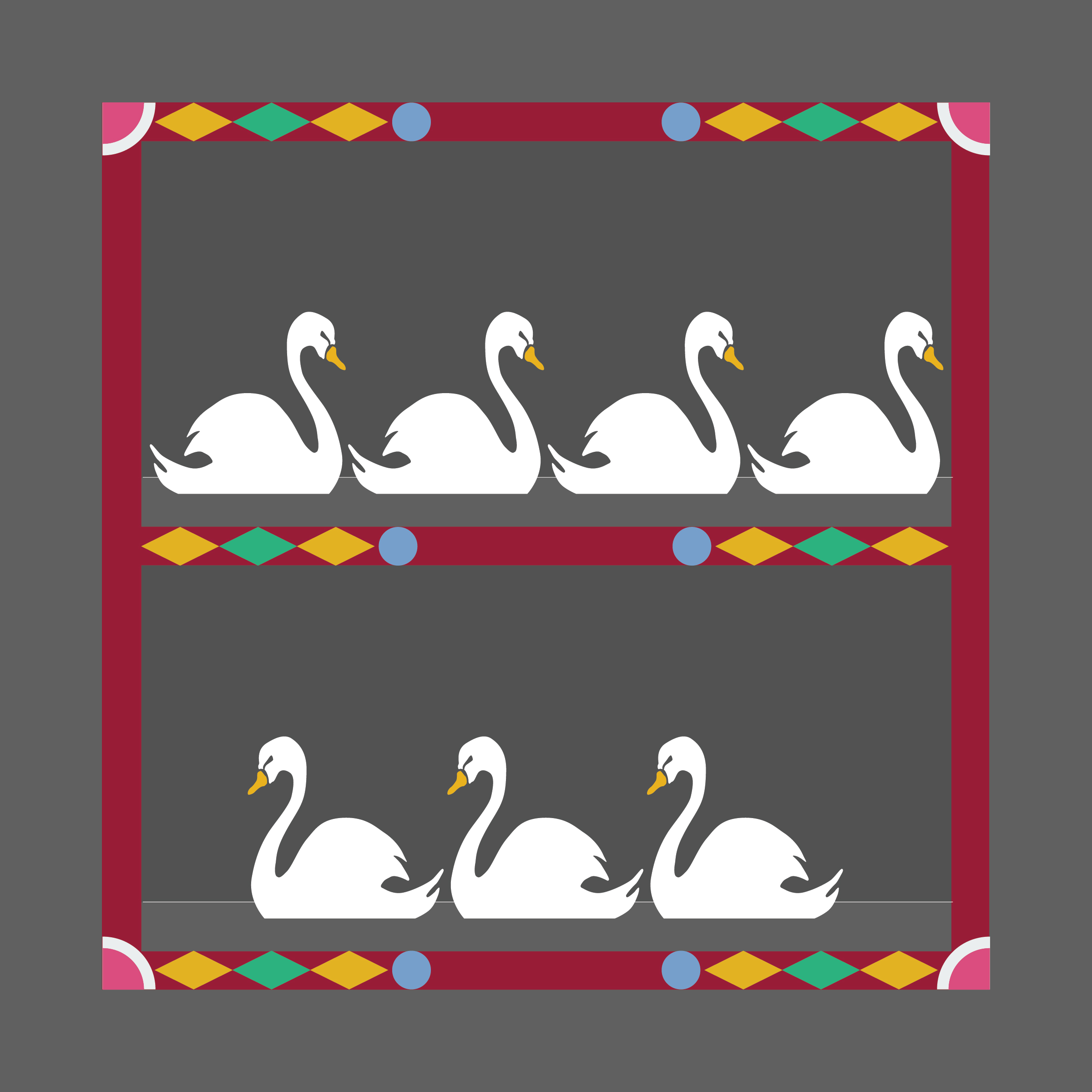 Seven Swans A-Swimming